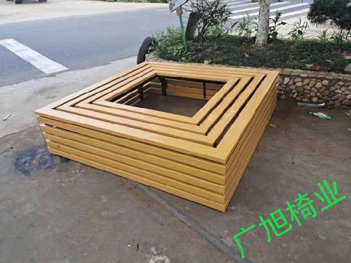 天津公园椅安装